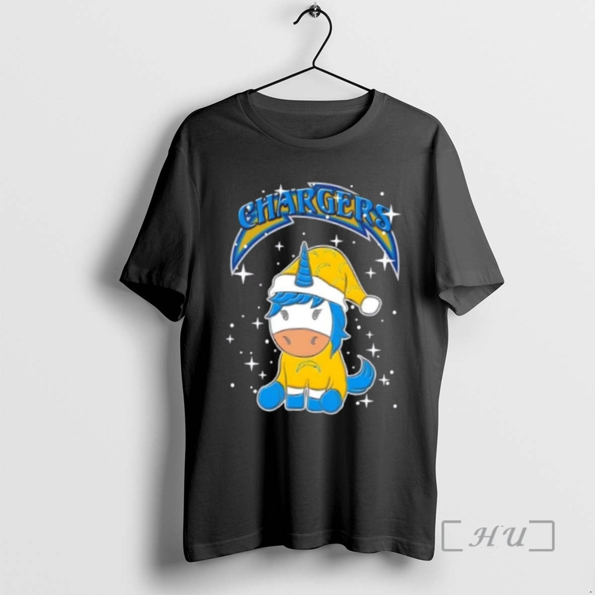 Officials Los Angeles Chargers Football X Unicorn Merry Christmas Shirt Hoodie Sweatshirt | PurePodTees.com