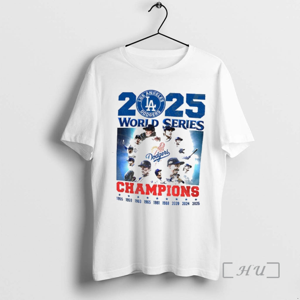 Officials Los Angeles Dodgers 2025 Back To Back World Series Champions 1955 2025 Premium Shirt Hoodie Sweatshirt