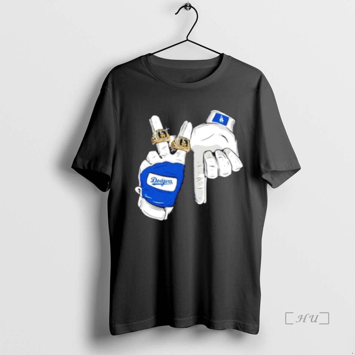 Officials Los Angeles Dodgers 2025 Champions La Hand Rings Shirt Hoodie Sweatshirt | PurePodTees.com