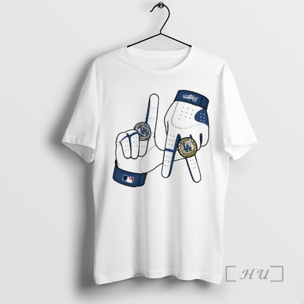 Officials Los Angeles Dodgers 2025 La Gloves Rings Graphic Shirt Hoodie Sweatshirt | PurePodTees.com