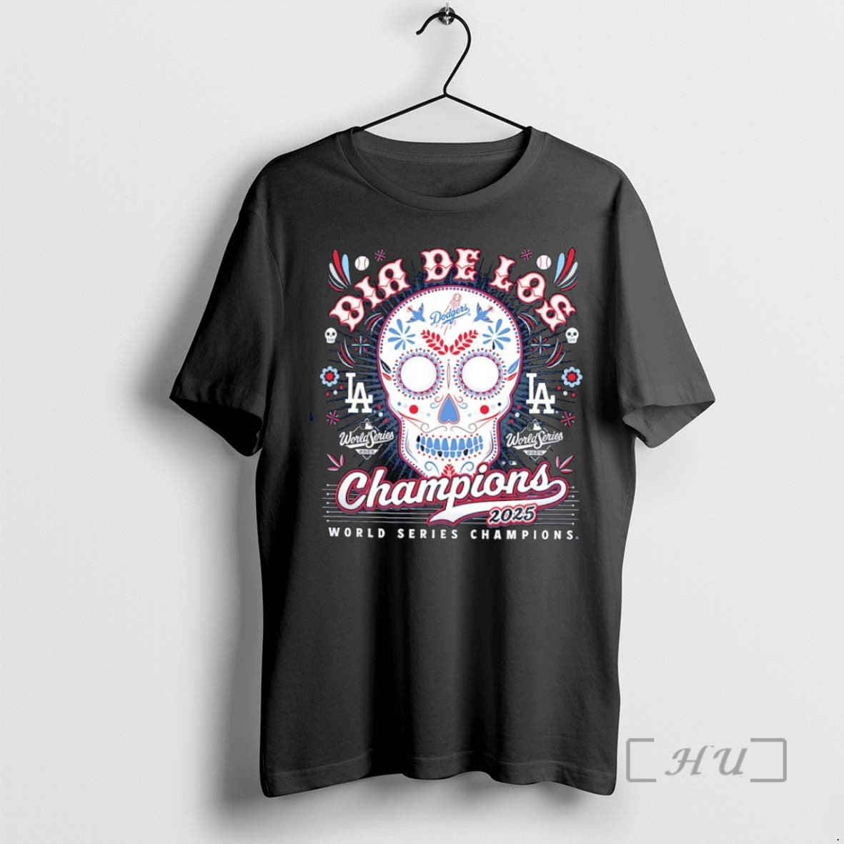 Officials Los Angeles Dodgers 2025 World Series Champions Dia De Los Champions Premium T Shirts Hoodie Sweatshirt