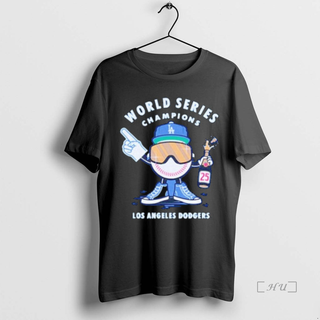 Officials Los Angeles Dodgers 2025 World Series Champions Celebration Shirt Hoodie Sweatshirt | PurePodTees.com