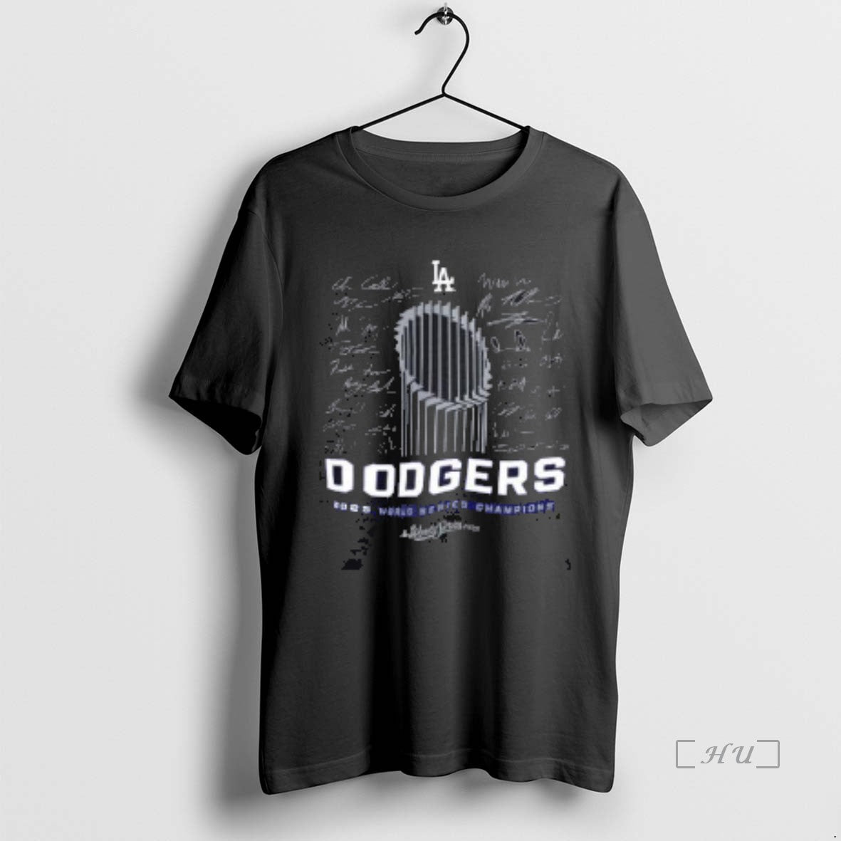 Officials Los Angeles Dodgers 2025 World Series Champions Signature Roster Two Sided Shirt Hoodie Sweatshirt