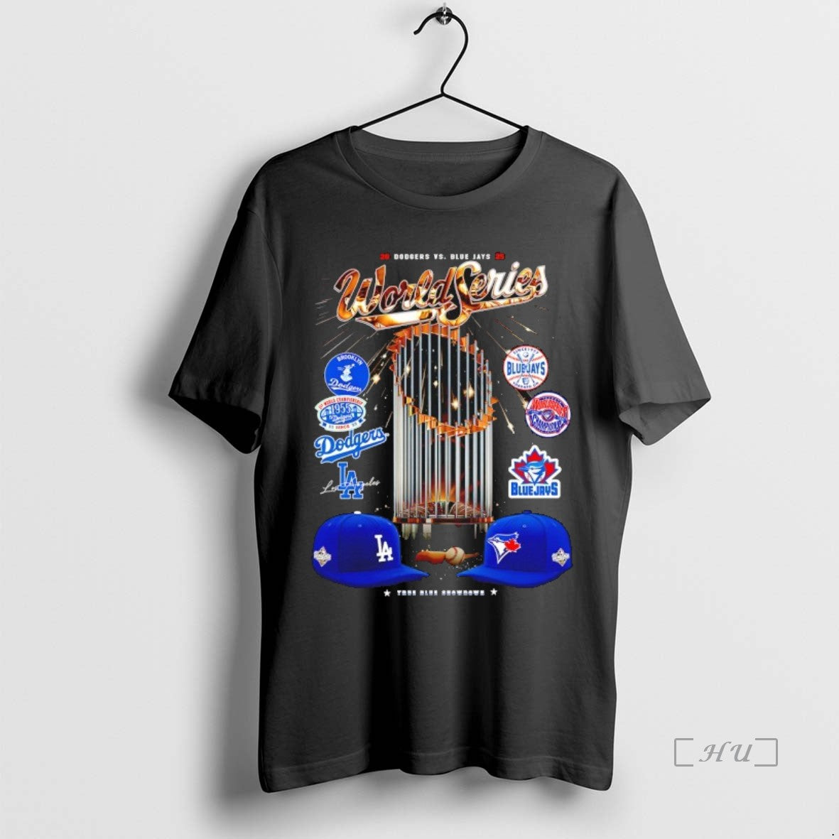 Officials Los Angeles Dodgers 2025 World Series Champions True Blue Showdown Trophy Premium T Shirts Hoodie Sweatshirt