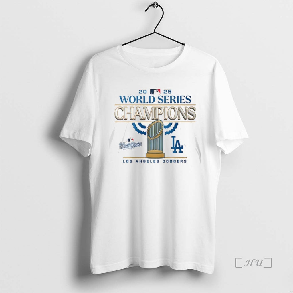 Officials Los Angeles Dodgers 2025 World Series Back To Back Champions Team Signature Double Sided Shirt Hoodie Sweatshirt