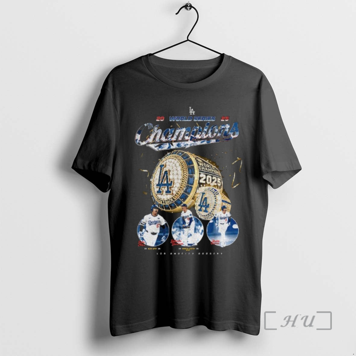Officials Los Angeles Dodgers 2025 World Series Champions Rings Back To Back Premium T Shirts Hoodie Sweatshirt