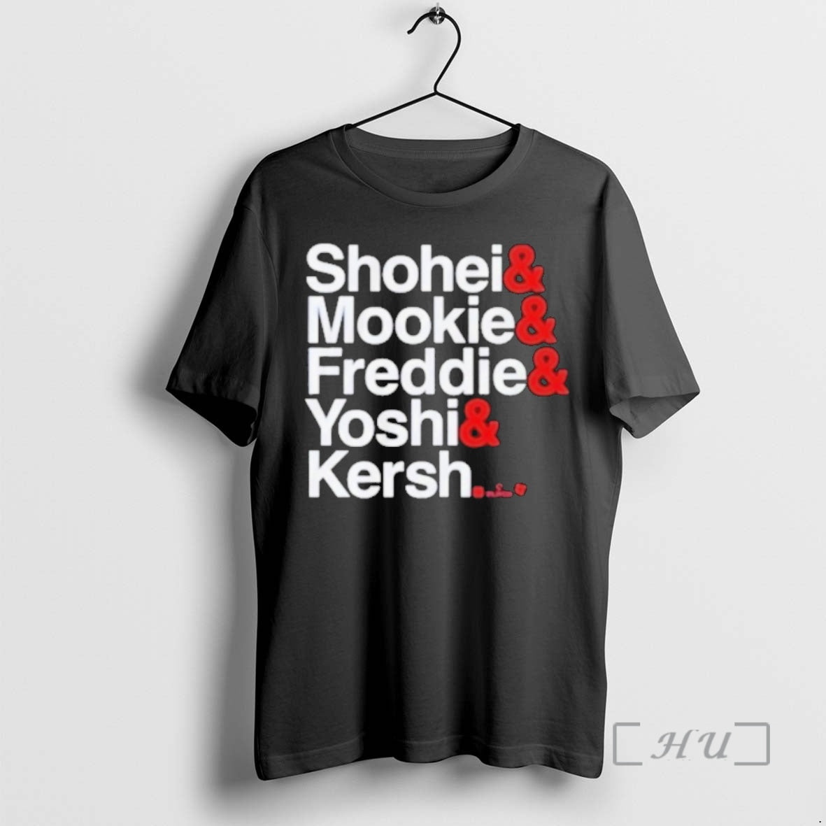 Officials Los Angeles Dodgers Ampersand Stars Shohei Mookie Freddie Yoshi And Kersh Shirt Hoodie Sweatshirt | PurePodTees.com
