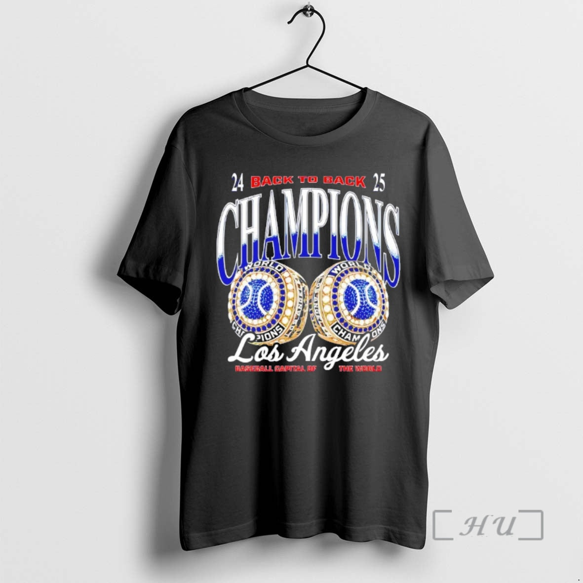 Officials Los Angeles Dodgers Back To Back 2024 2025 World Baseball Champions Rings Premium Shirt Hoodie Sweatshirt