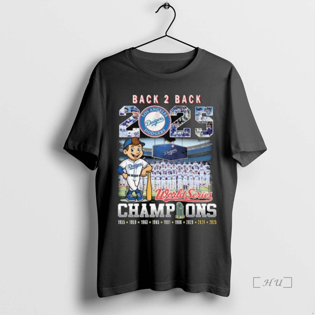 Officials Los Angeles Dodgers Back To Back World Series Champions 2025 Long Sleve Premium Shirt Hoodie Sweatshirt