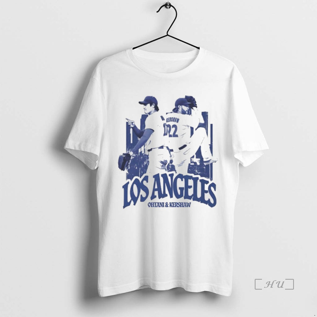 Officials Los Angeles Dodgers Duo Shohei Ohtani And Clayton Kershaw Shirt Hoodie Sweatshirt | PurePodTees.com