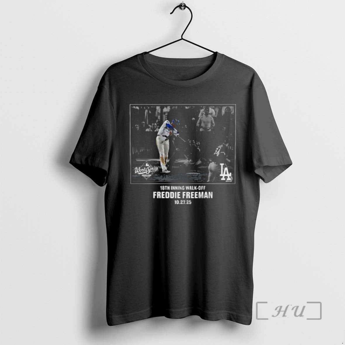 Officials Los Angeles Dodgers Freddie Freeman 2025 Mlb Postseason Moment 2 Sided Shirt Hoodie Sweatshirt | PurePodTees.com