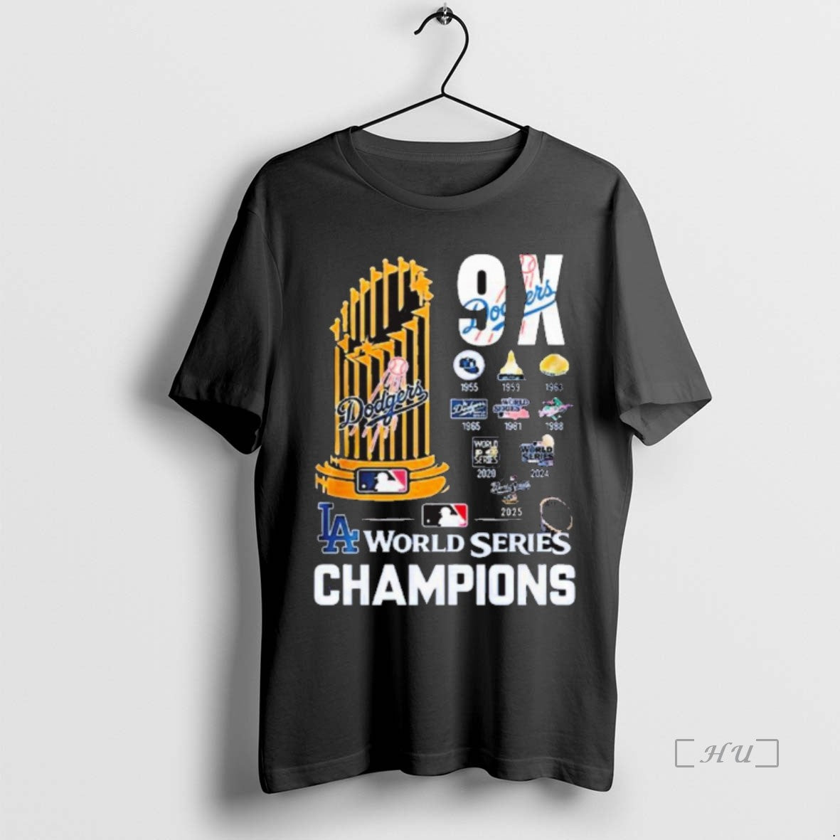 Officials Los Angeles Dodgers Mlb 9 X World Series Champions 2024 2025 Shirt Hoodie Sweatshirt | PurePodTees.com