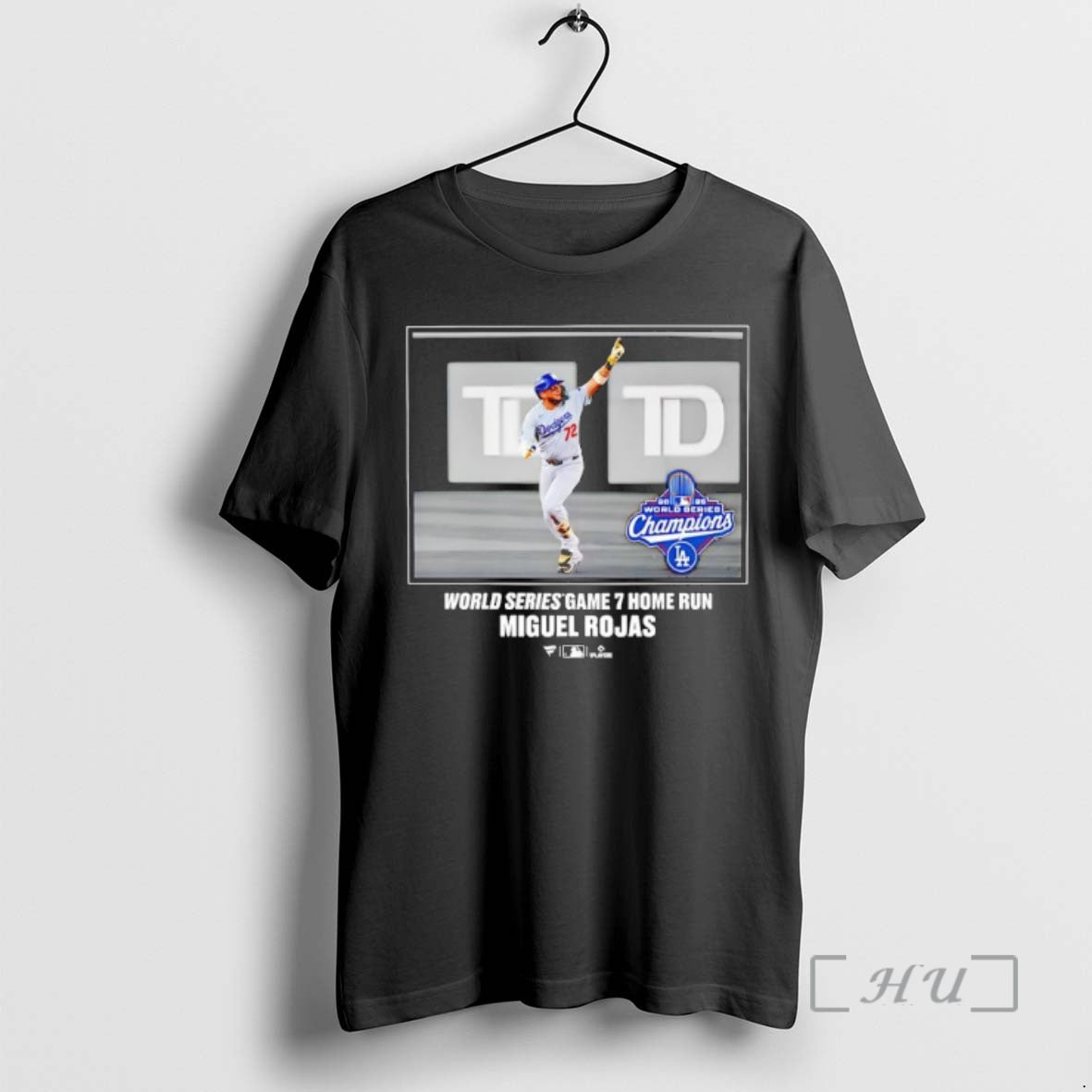 Officials Los Angeles Dodgers Miguel Rojas 2025 World Series Game 7 Home Run Champions Moment Shirt Hoodie Sweatshirt