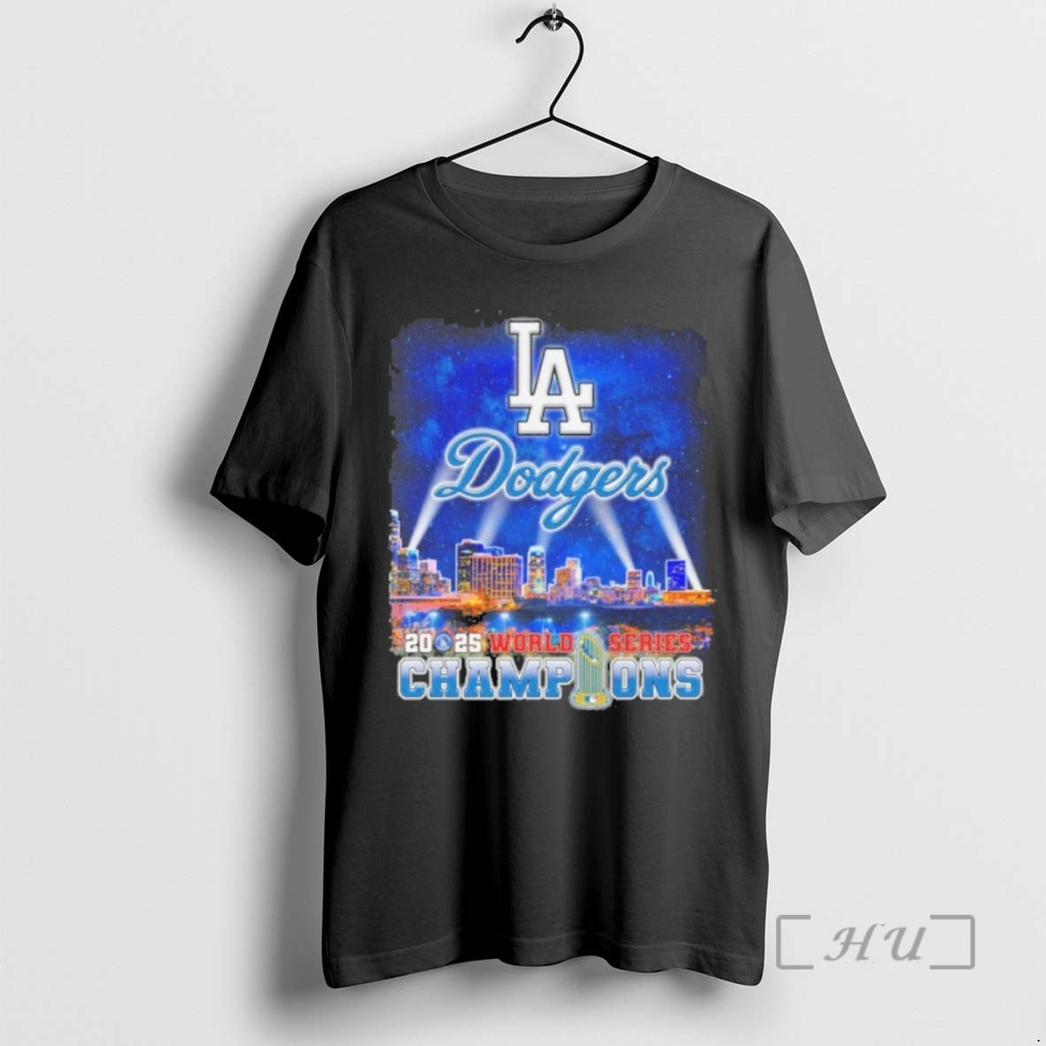 Officials Los Angeles Dodgers Retro Skyline 2025 World Series Champions Shirt Hoodie Sweatshirt | PurePodTees.com