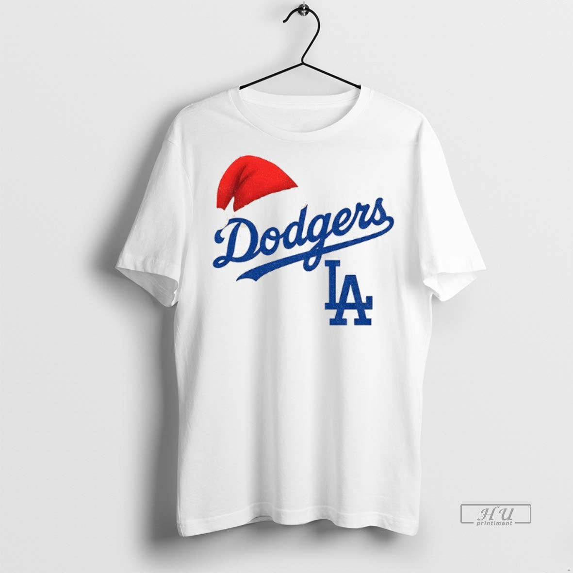 Officials Los Angeles Dodgers Santa Hat Mlb Baseball World Champions Merry Christmas Premium Shirt Hoodie Sweatshirt