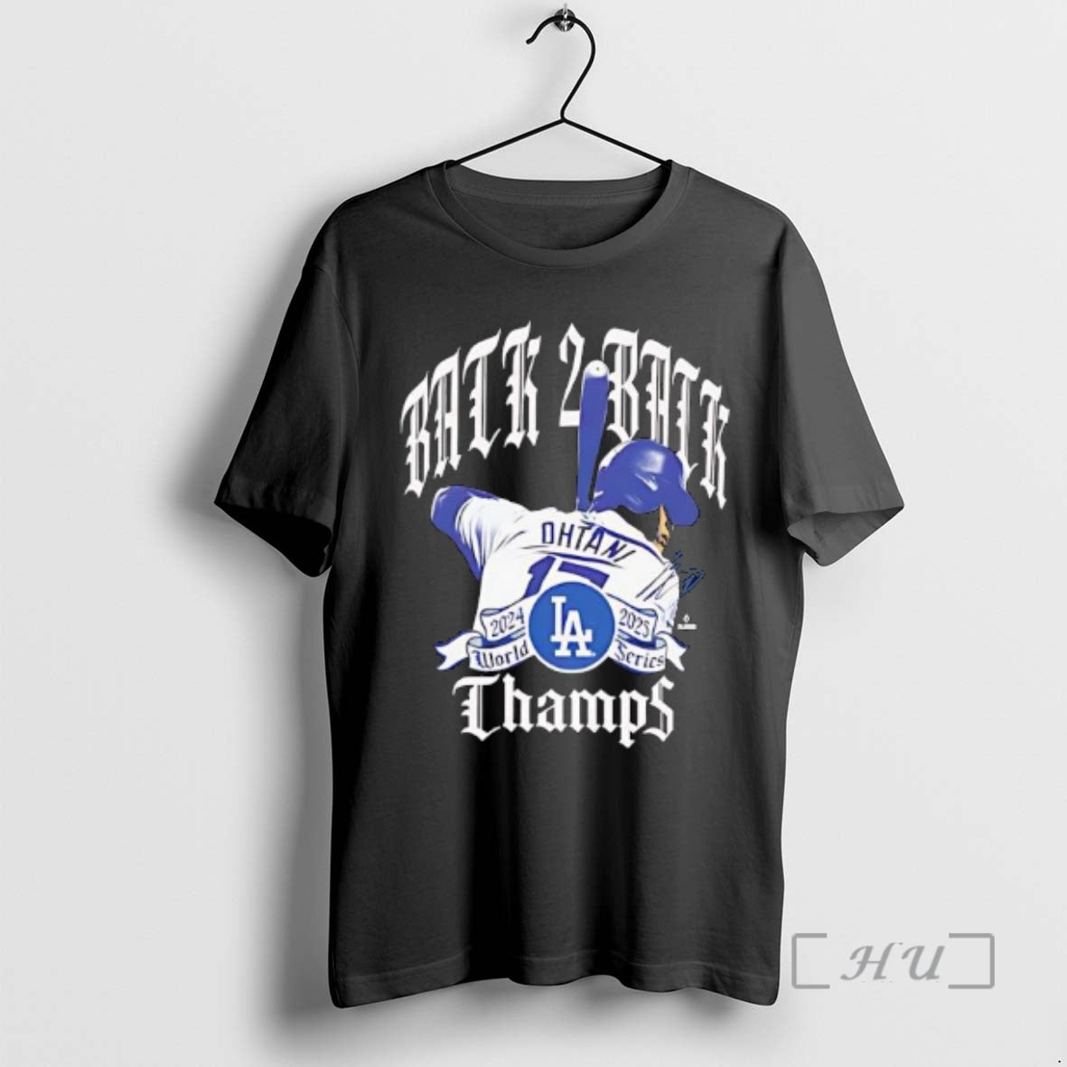 Officials Los Angeles Dodgers Shohei Ohtani New Era Black Back To Back World Series Champions Shirt Hoodie Sweatshirt