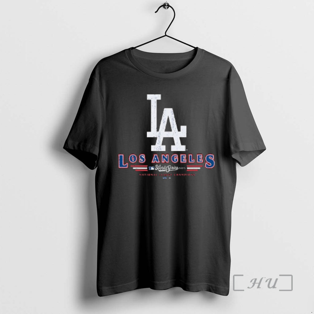 Officials Los Angeles Dodgers Shohei Ohtani Majestic Threads 2025 World Series Name And Number Shirt Hoodie Sweatshirt