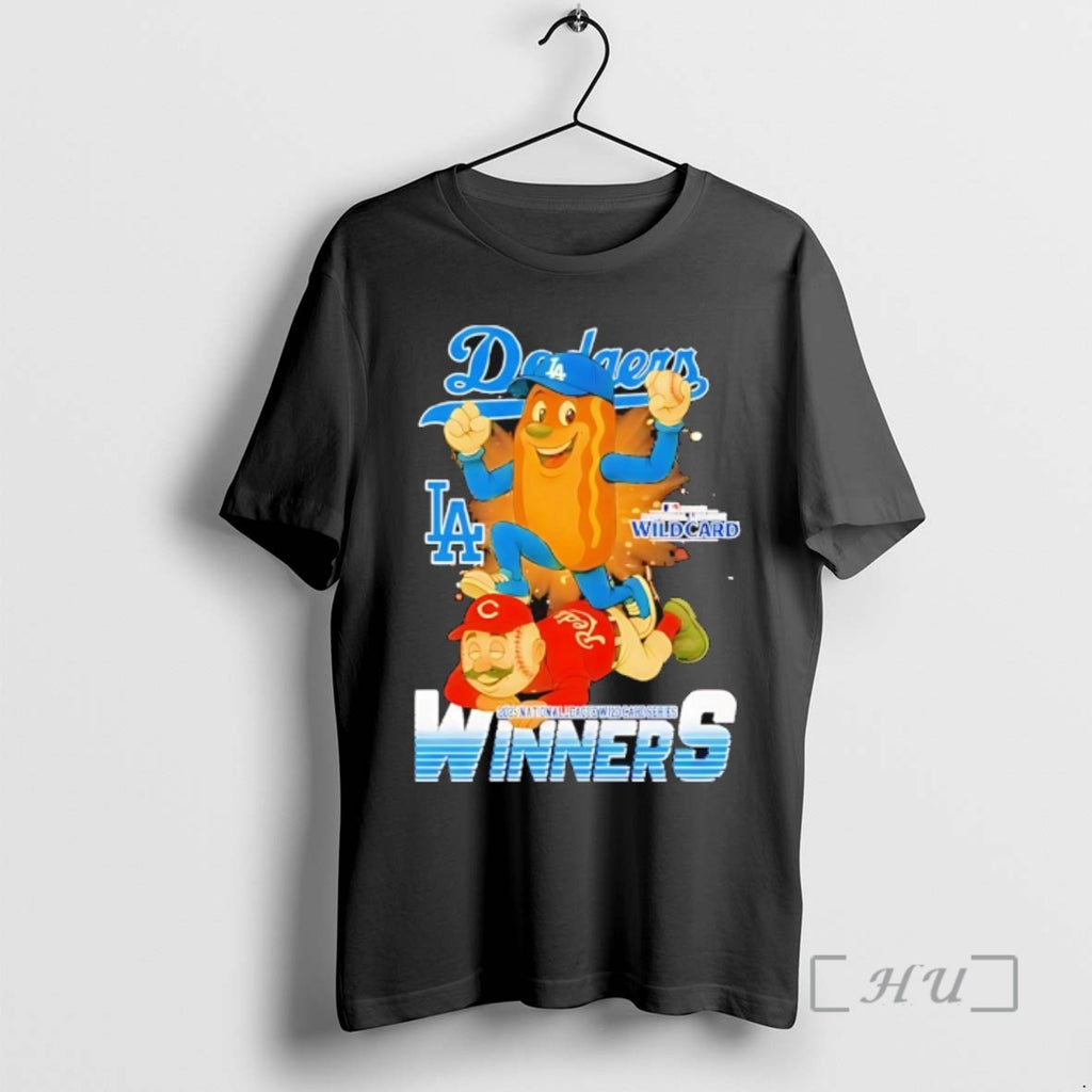 Officials Los Angeles Dodgers Trample Cincinnati Reds National League Mlb 2025 Winners T Shirt Sweater