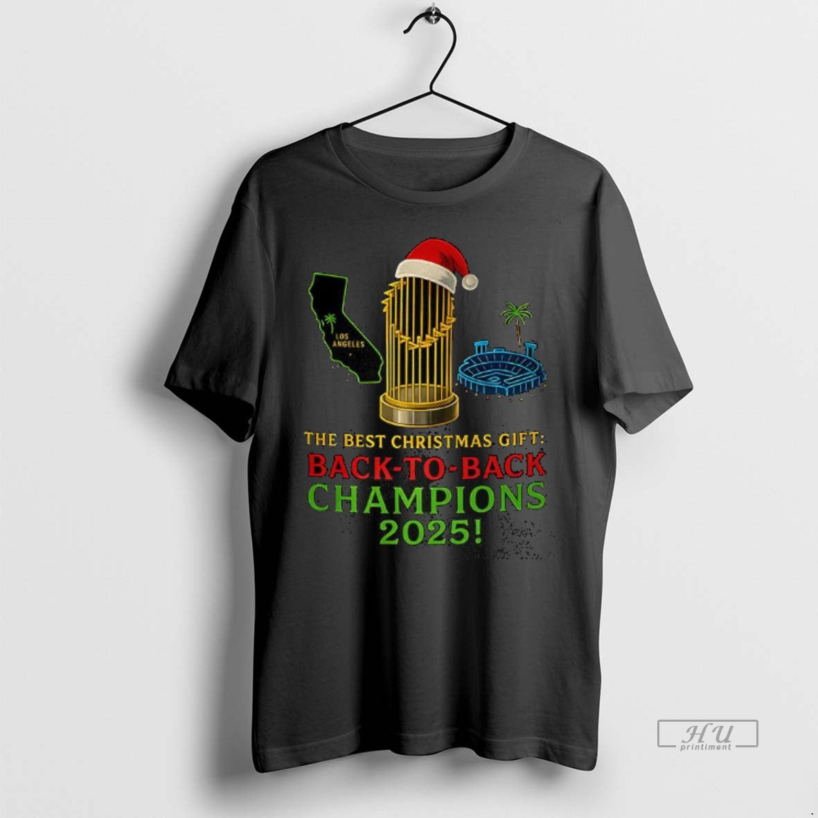 Officials Los Angeles Dodgers Trophy The Best Christmas Gift Back To Back Champions 2025 Premium Shirt Hoodie Sweatshirt