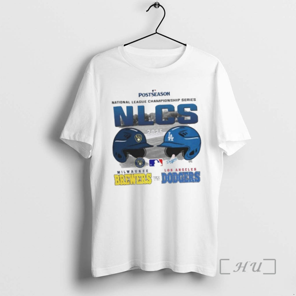 Officials Los Angeles Dodgers Vs Milwaukee Brewers 2025 Postseason Nlcs Matchup T Shirt Sweater