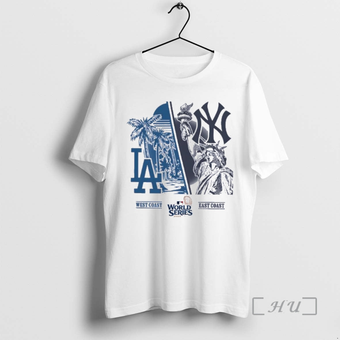 Officials Los Angeles Dodgers West Coast Vs New York Yankees East Coast World Series 2024 Shirt Hoodie Sweatshirt