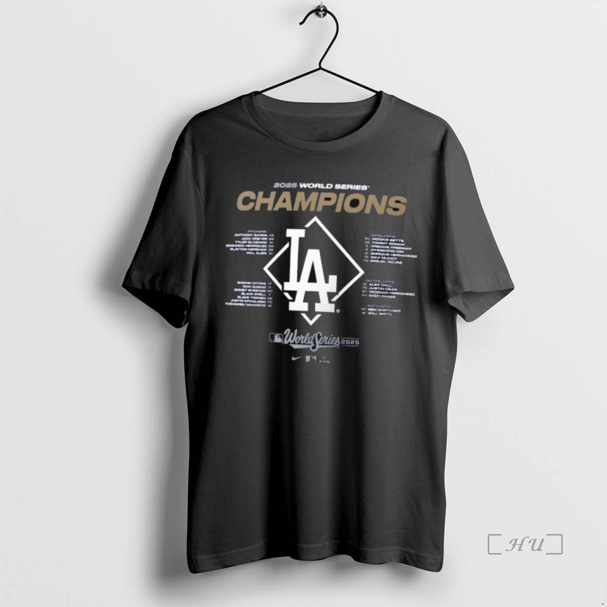 Officials Los Angeles Dodgers Win Toronto Blue Jays 2025 World Series Champions Roster Premium Shirt Hoodie Sweatshirt