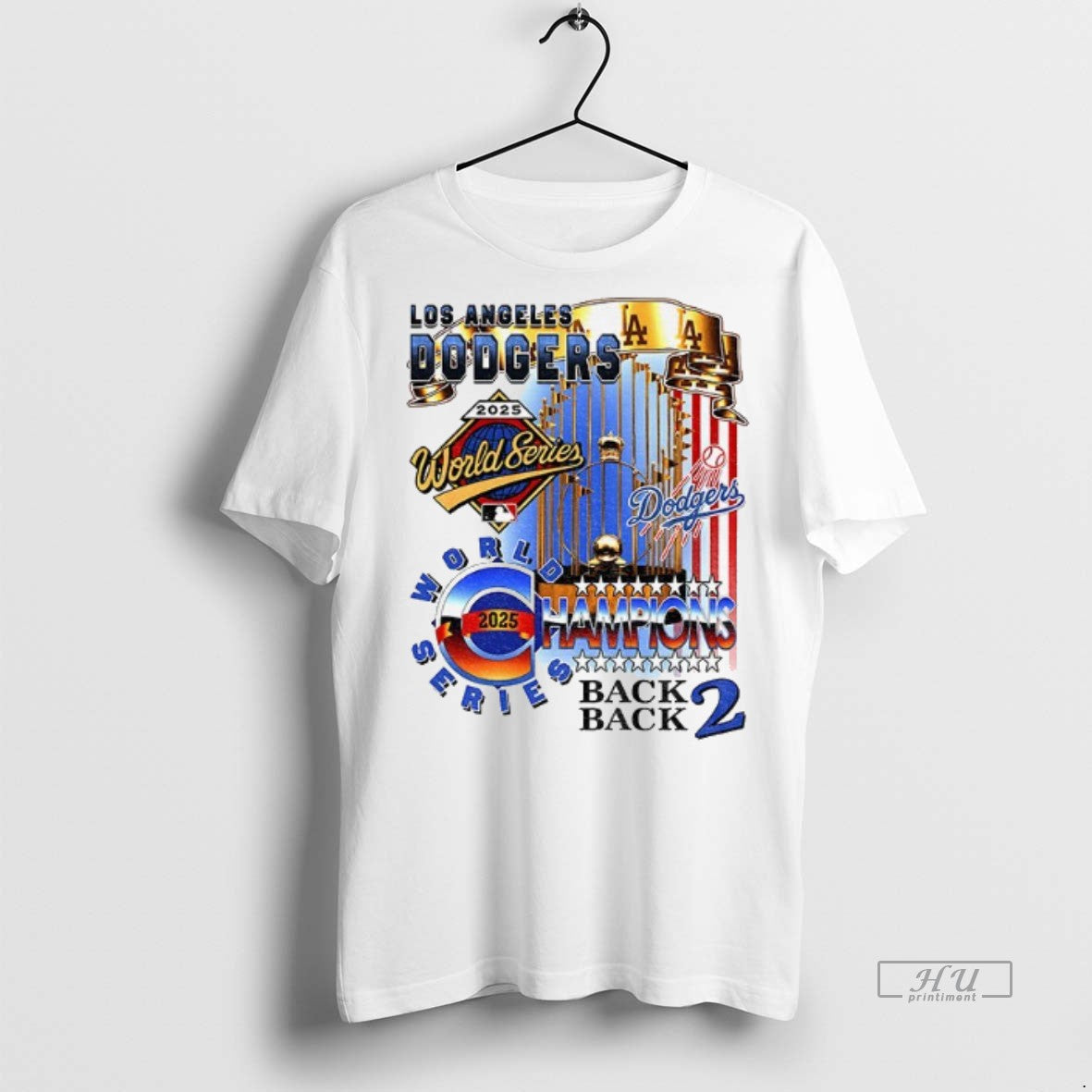 Officials Los Angeles Dodgers World Series Champions Back 2 Back 2025 Trophy Mlb Logo Premium Shirt Hoodie Sweatshirt