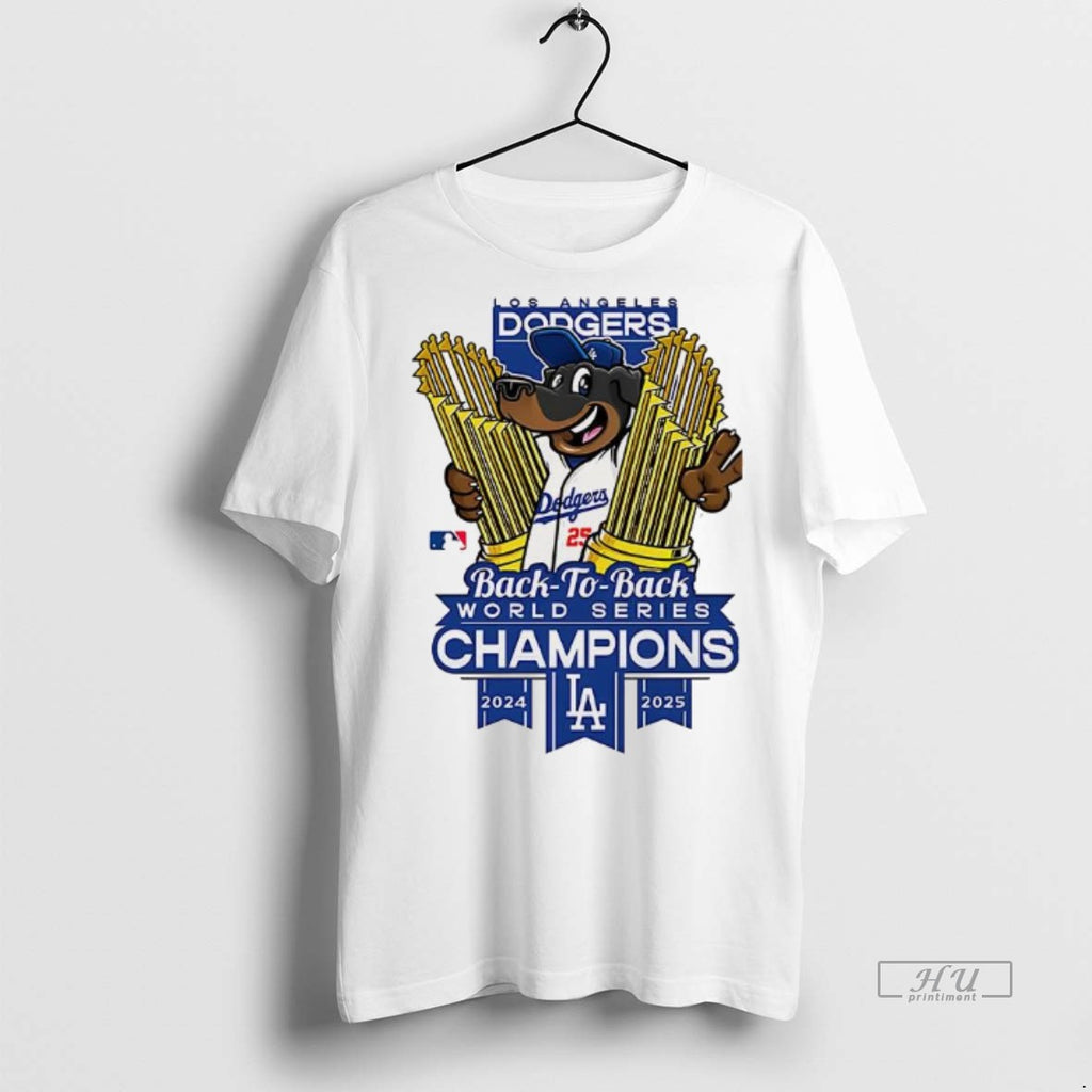 Officials Los Angeles Dodgers World Series Champions Back To Back 2024 2025 Premium Shirt Hoodie Sweatshirt | PurePodTees.com