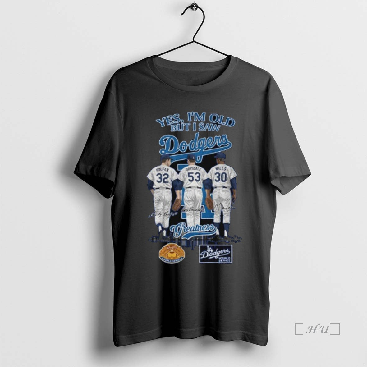 Officials Los Angeles Dodgers Yes Im Old But I Saw Dodgers Greatness Team 2025 Signatures Shirt Hoodie Sweatshirt