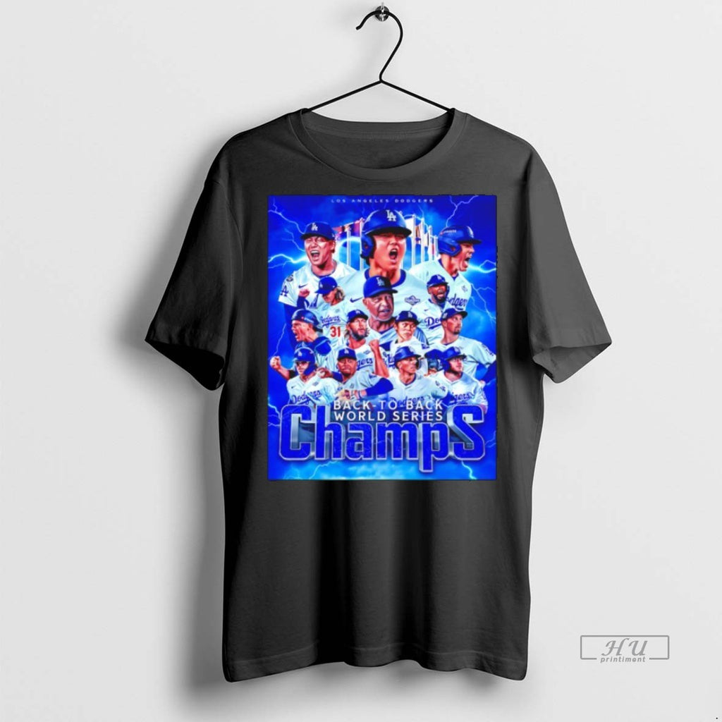 Officials Los Angeles Dodgers Are Back To Back World Series Champions 2025 Premium Shirt Hoodie Sweatshirt | PurePodTees.com