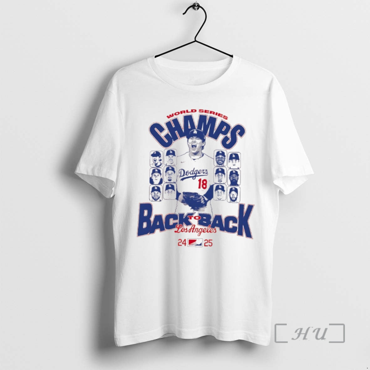 Officials Los Angeles Dodgers Back To Back World Series Champs 2024 2025 Shirt Hoodie Sweatshirt | PurePodTees.com