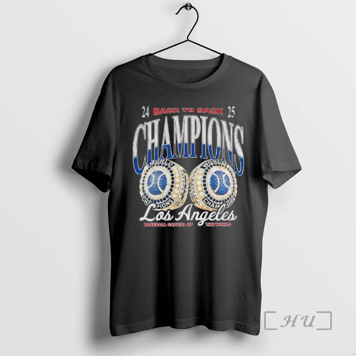 Officials Los Angeles Dodgers Back To Back Champions Rings Los Angeles Baseball Capital Of The Shirt Hoodie Sweatshirt
