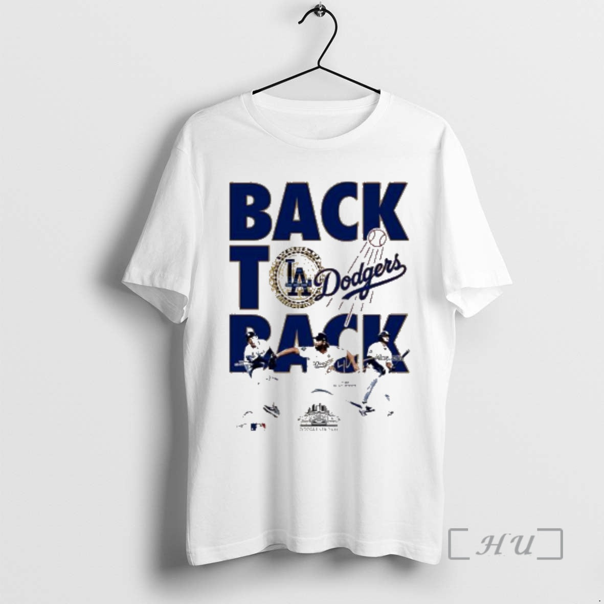 Officials Los Angeles Dodgers Baseball Back To Back 2025 Mlb Champions Signature Premium T Shirts Hoodie Sweatshirt