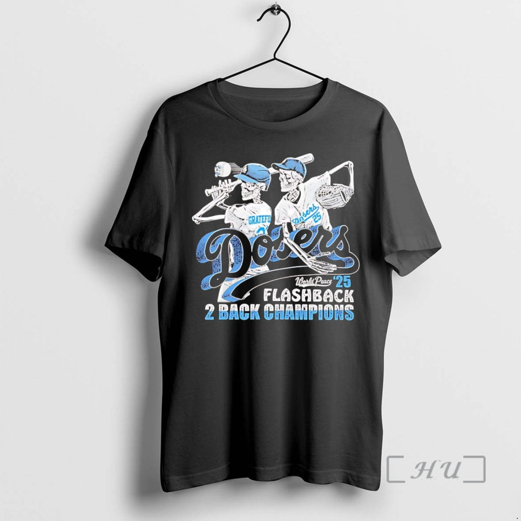 Officials Los Angeles Dodgers Flashback To Back Champions 2025 Shirt Hoodie Sweatshirt | PurePodTees.com