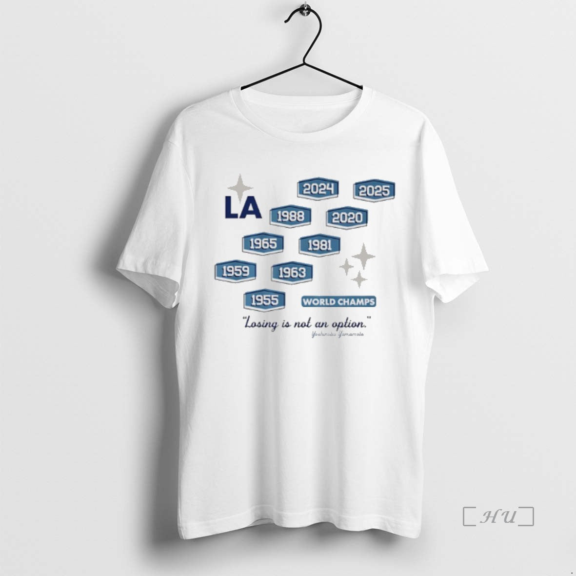 Officials Los Angeles Dodgers Losing Is Not Option Nine Time World Champs Shirt Hoodie Sweatshirt | PurePodTees.com