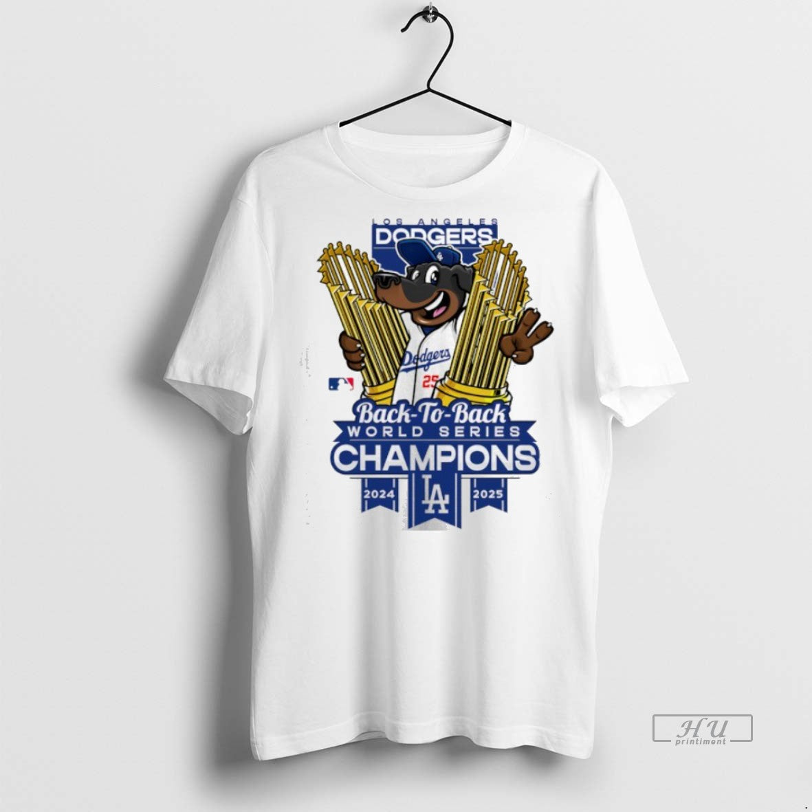 Officials Los Angeles Dodgers The 2024 2025 Back To Back World Series Champions Dog And Shirt Hoodie Sweatshirt