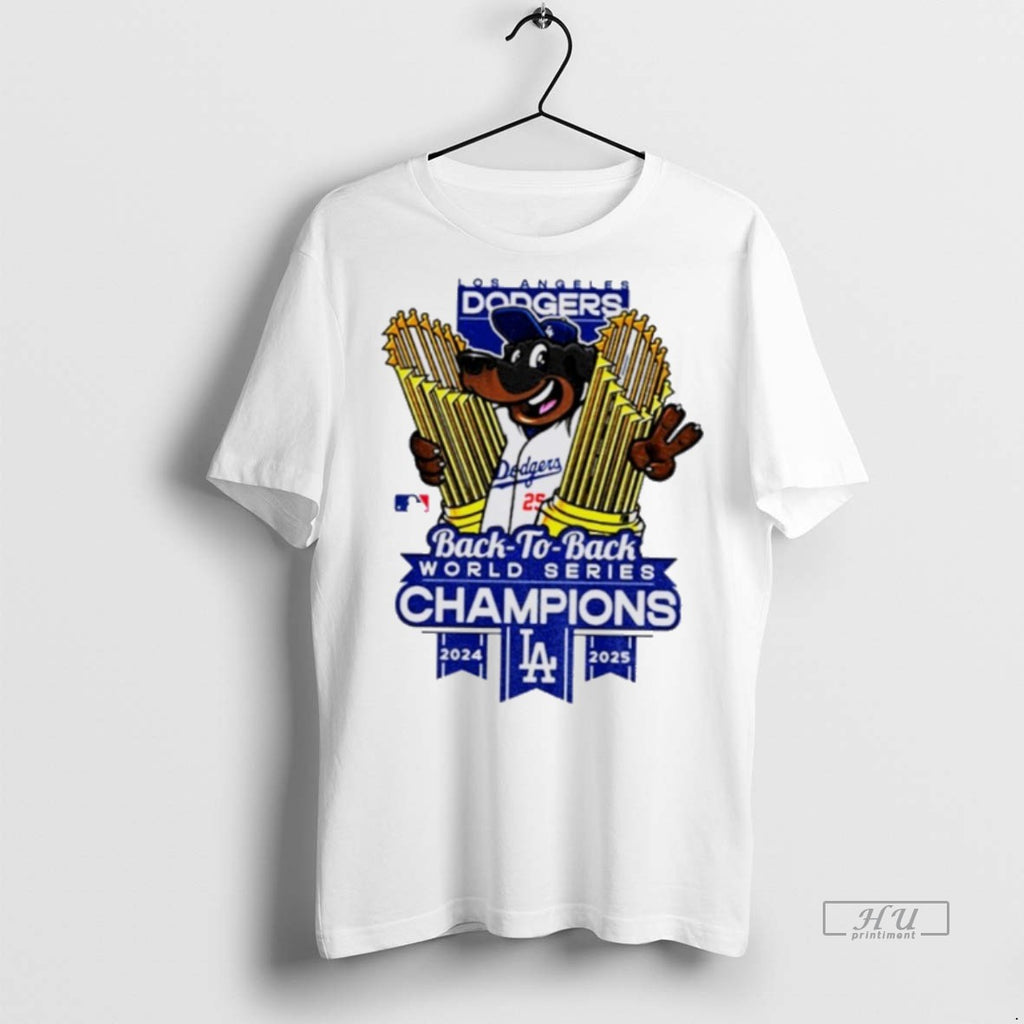 Officials Los Angeles Dodgers World Champions Trophies Back To Back 2024 2025 Premium Shirt Hoodie Sweatshirt