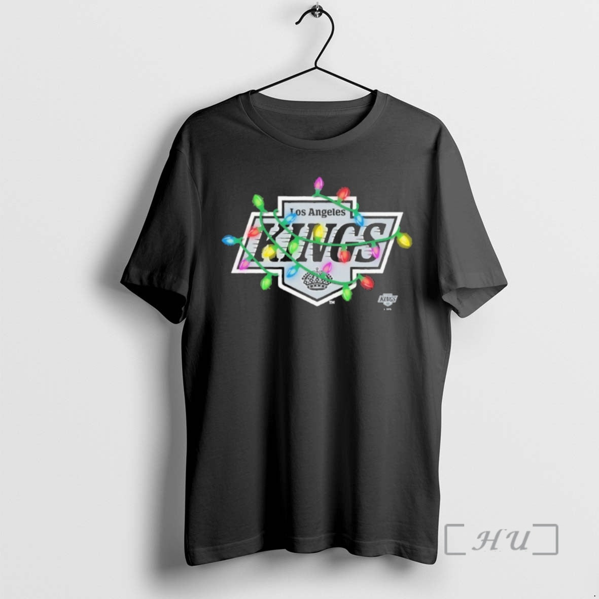 Officials Los Angeles Kings Logo Lights Christmas Shirt Hoodie Sweatshirt | PurePodTees.com