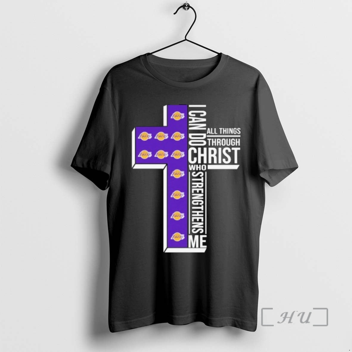 Officials Los Angeles Lakers I Can Do All Things Through Christ Who Strengthen Me Premium Shirt Hoodie Sweatshirt