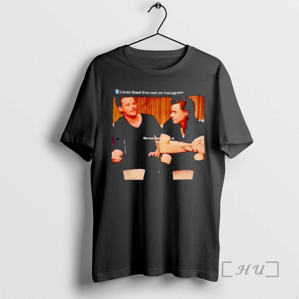 Officials Louis Liked This Reel On Instagram Photo Shirt Hoodie Sweatshirt | PurePodTees.com