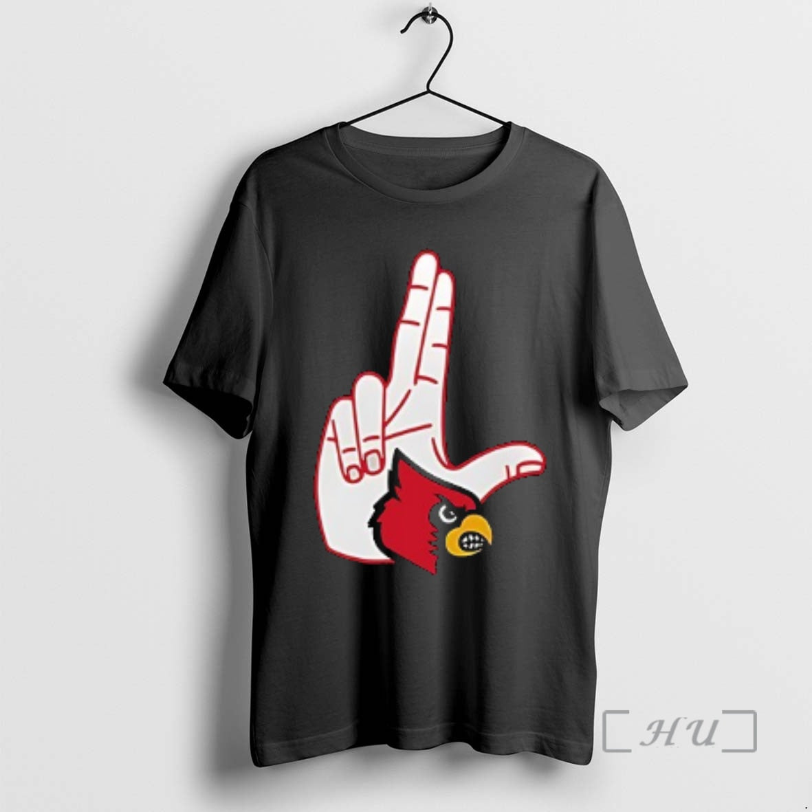 Officials Louisville Cardinals Hometown Hand Sign Mascot Shirt Hoodie Sweatshirt | PurePodTees.com