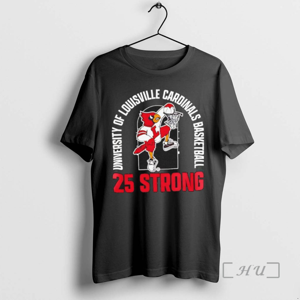 Officials Louisville Mens Basketball 25 Strong T Shirt Sweater