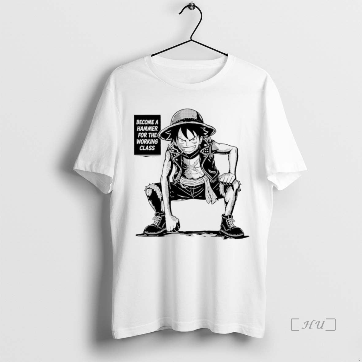 Officials Luffy Become A Hammer For The Working Class Shirt Hoodie Sweatshirt | PurePodTees.com