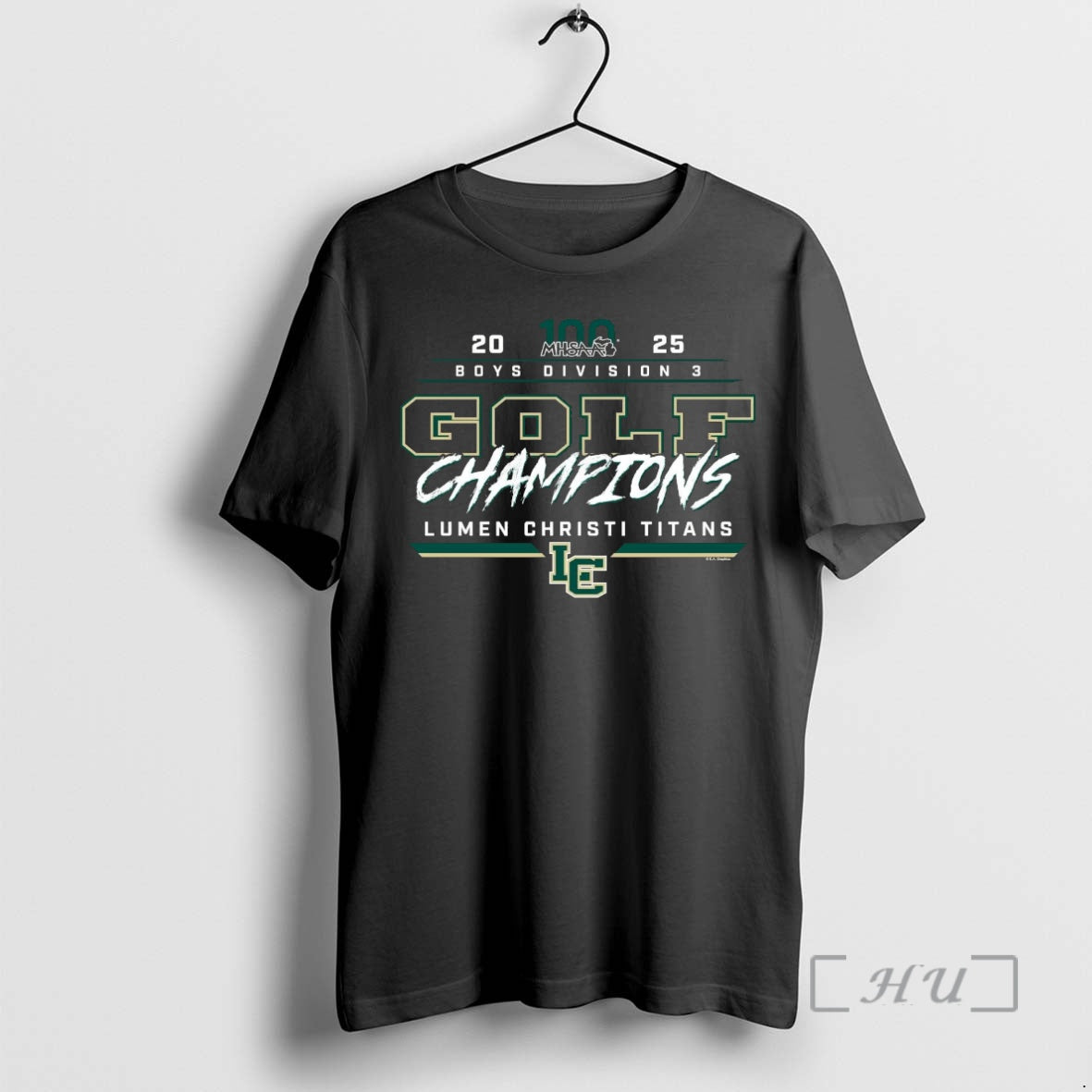 Officials Lumen Christi Titans 2025 Boys Golf D3 Champions Shirt Hoodie Sweatshirt | PurePodTees.com