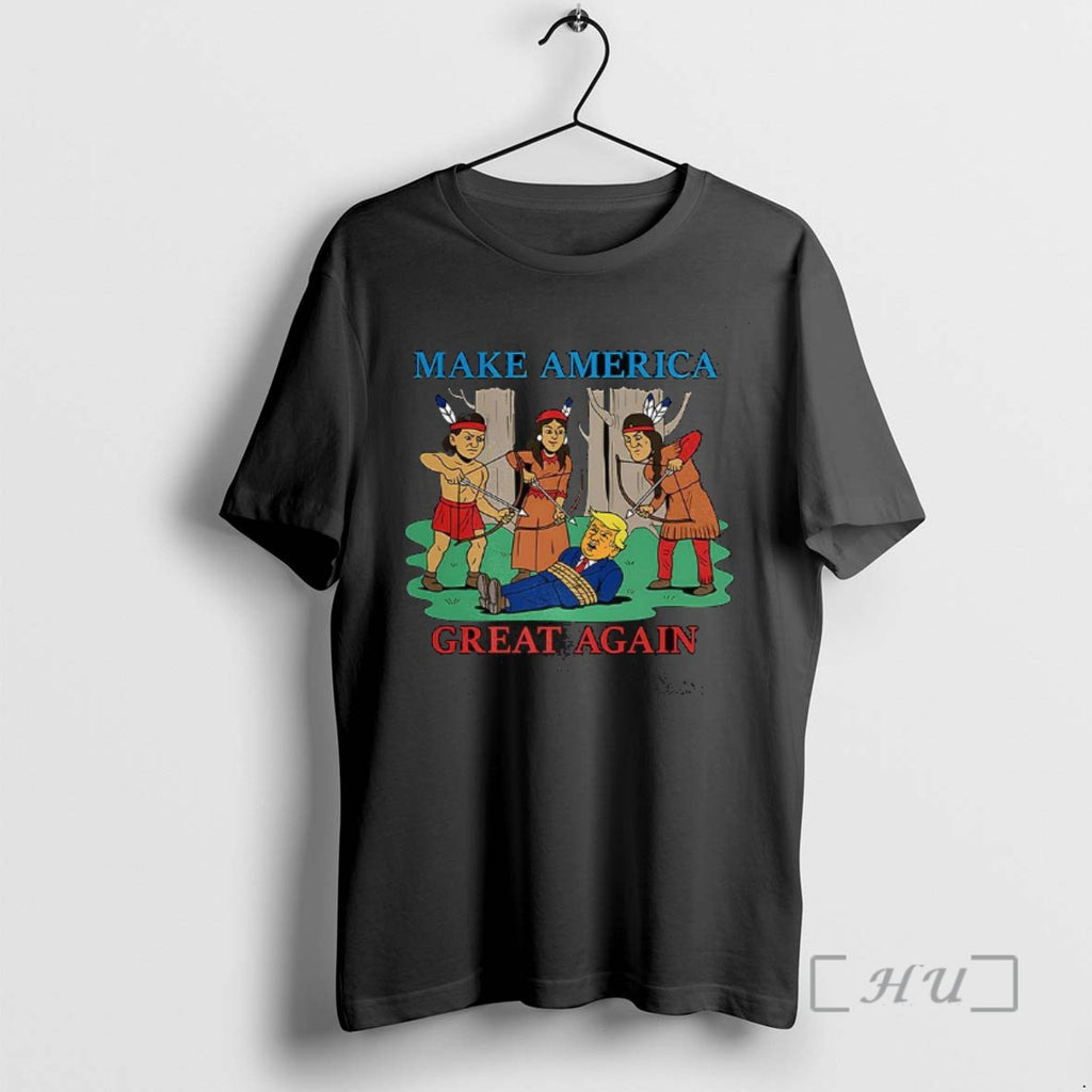 Officials Make America Great Again Native Americans Anti Trump Meme T Shirt Sweater