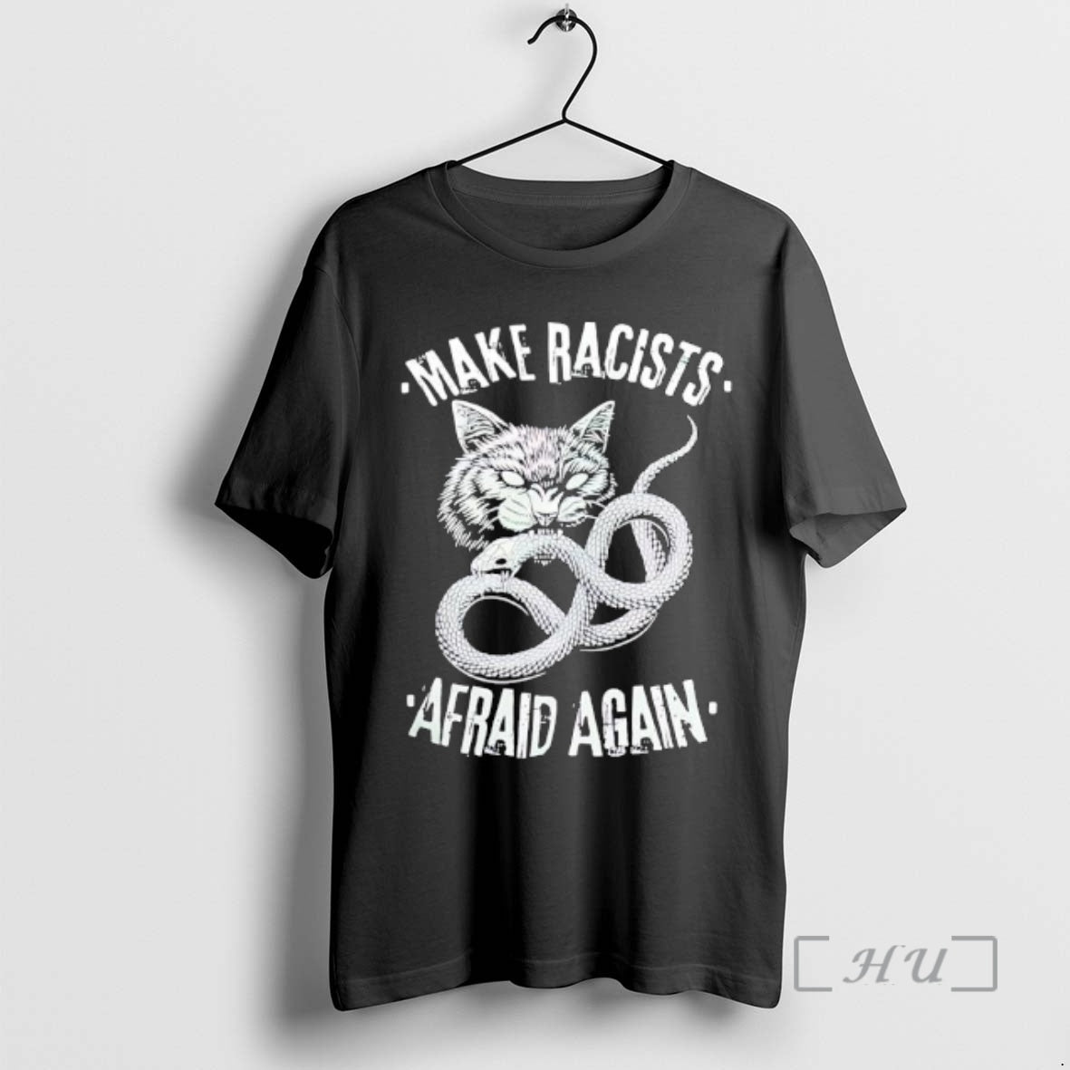 Officials Make Racists Afraid Again Cat And Snake Shirt Hoodie Sweatshirt | PurePodTees.com