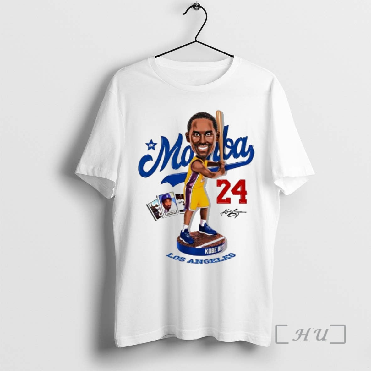 Officials Mamba Bobblehead Kobe Cartoon 24 Dodgers Shirt Hoodie Sweatshirt | PurePodTees.com