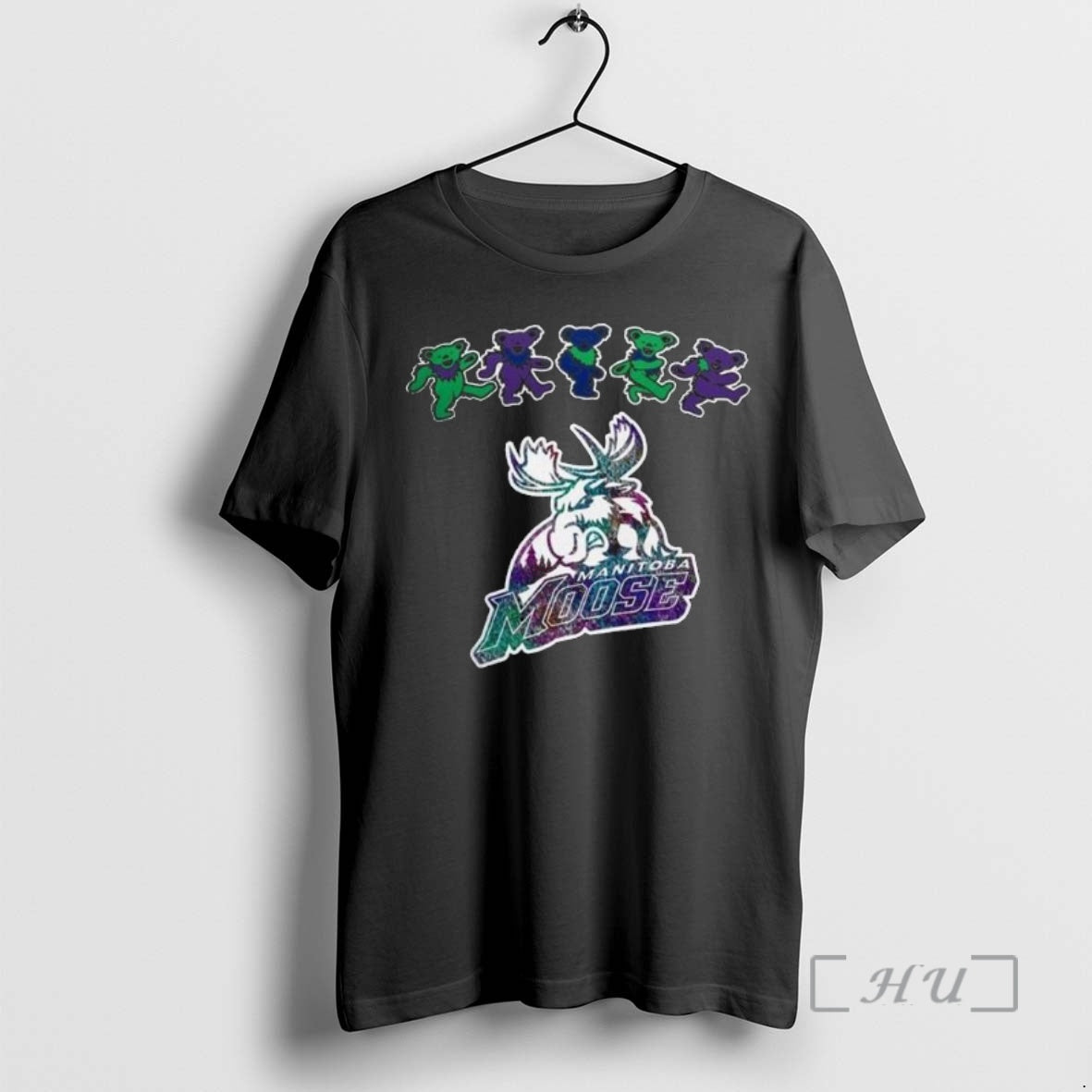 Officials Manitoba Moose X Grateful Dead 60 Years 2025 Hockey Shirt Hoodie Sweatshirt | PurePodTees.com