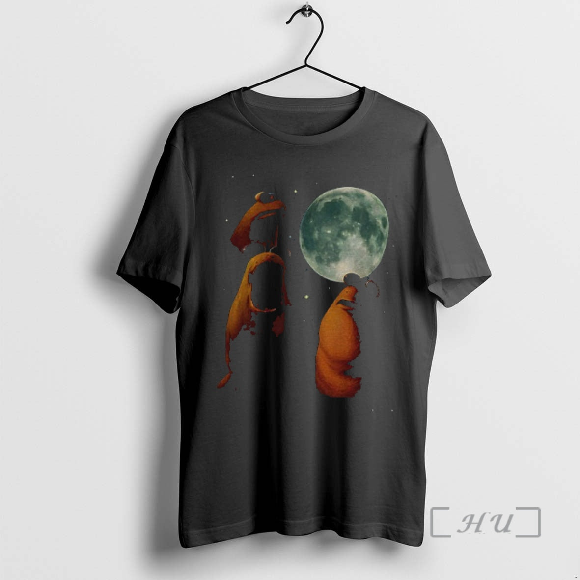Officials Marcus The Worm Under Moonlight Retro Graphic Shirt Hoodie Sweatshirt | PurePodTees.com