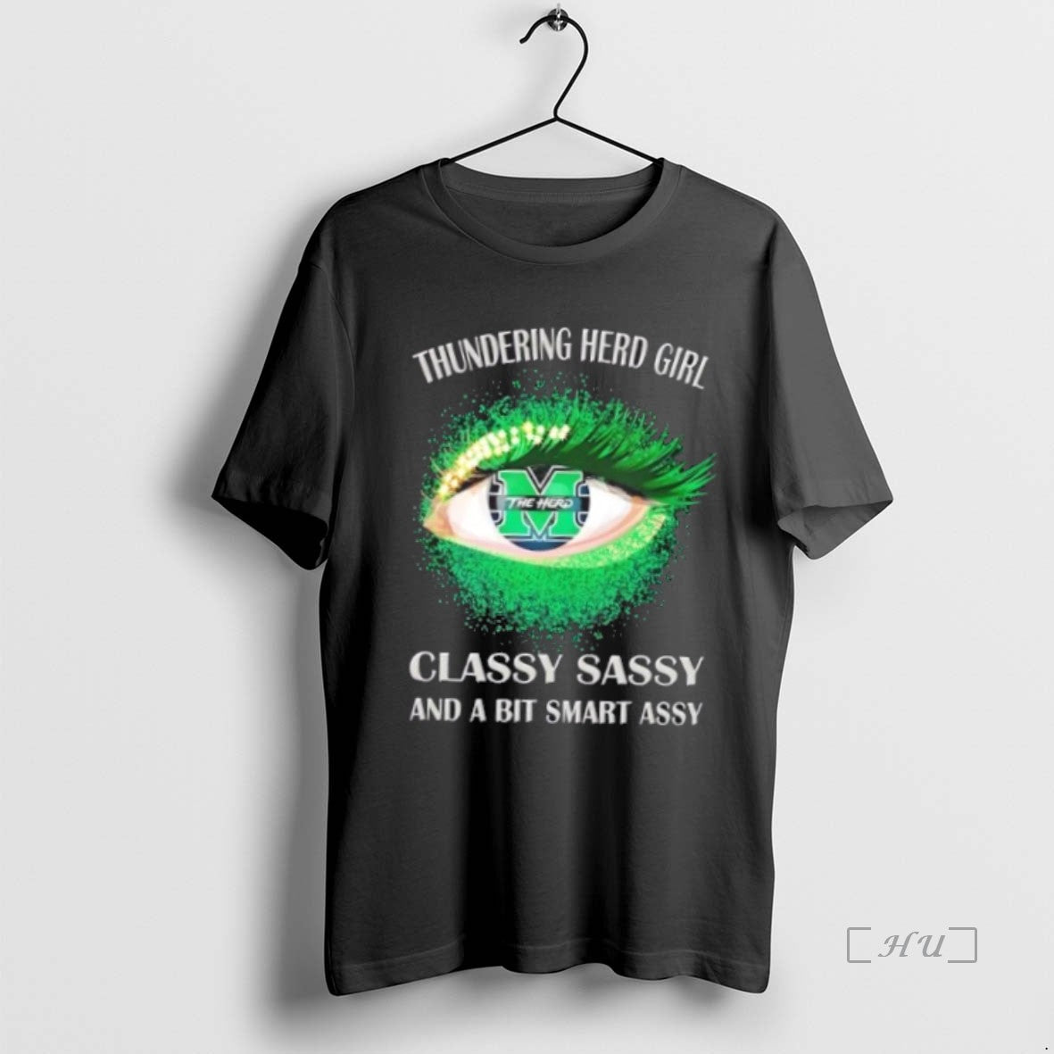 Officials Marshall Thundering Herd Eye Girl Fans Classy Sassy And A Bit Smart Assy Premium Shirt Hoodie Sweatshirt